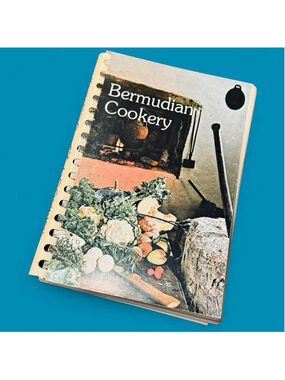 Vintage Bermudian Cookery Cookbook Spiral Junior League Recipes 1970s